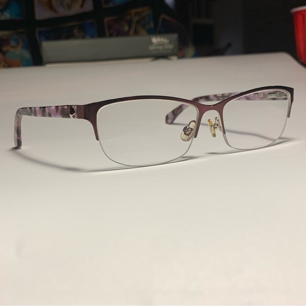 Kate Spade Marine Women's Glasses FRAMES ONLY - Purple - Picture 5 of 12